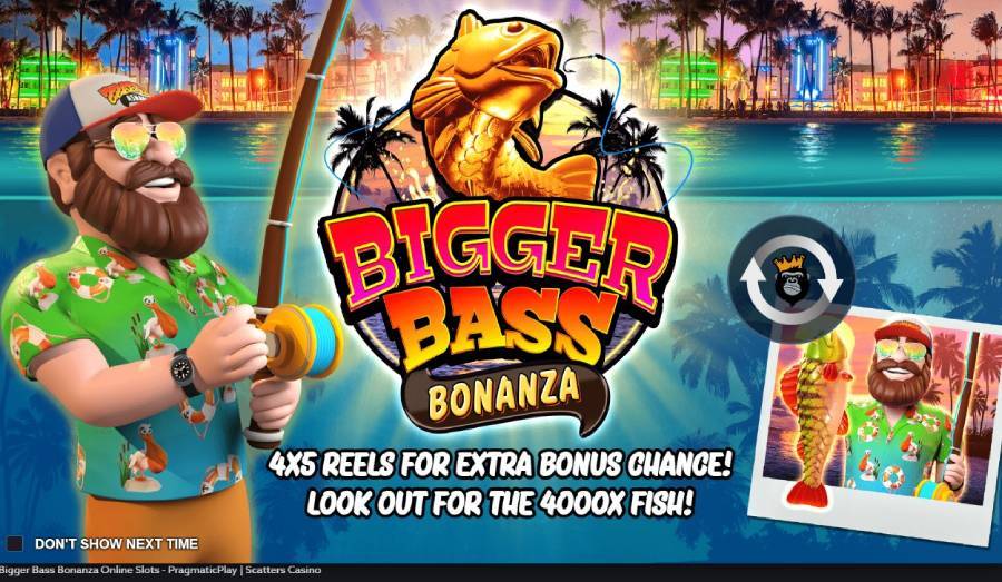scatters casino rewards free spins bigger bass bonanza